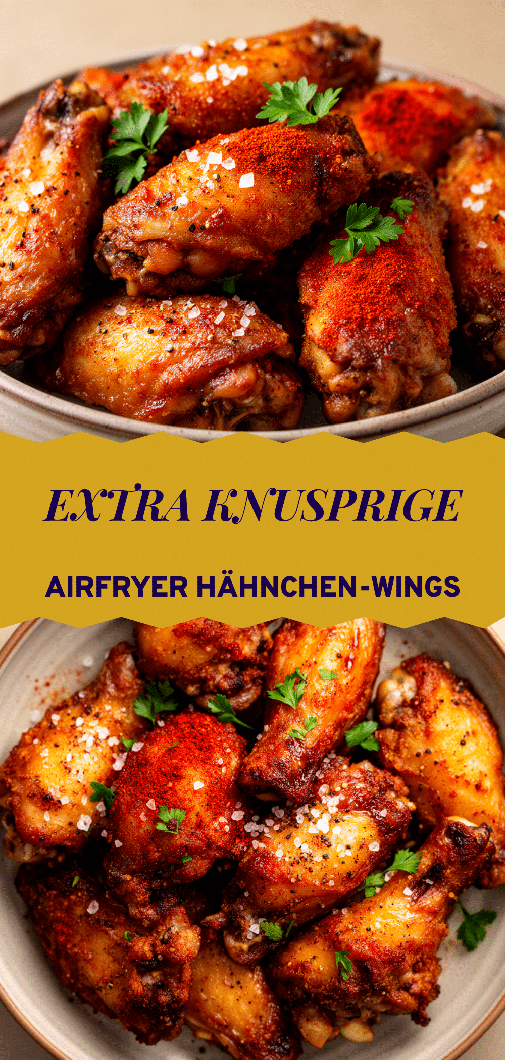 Extra knusprige Airfryer Hähnchen-Wings in 20 Min 5 Airfryer Hähnchen-Wings recipe