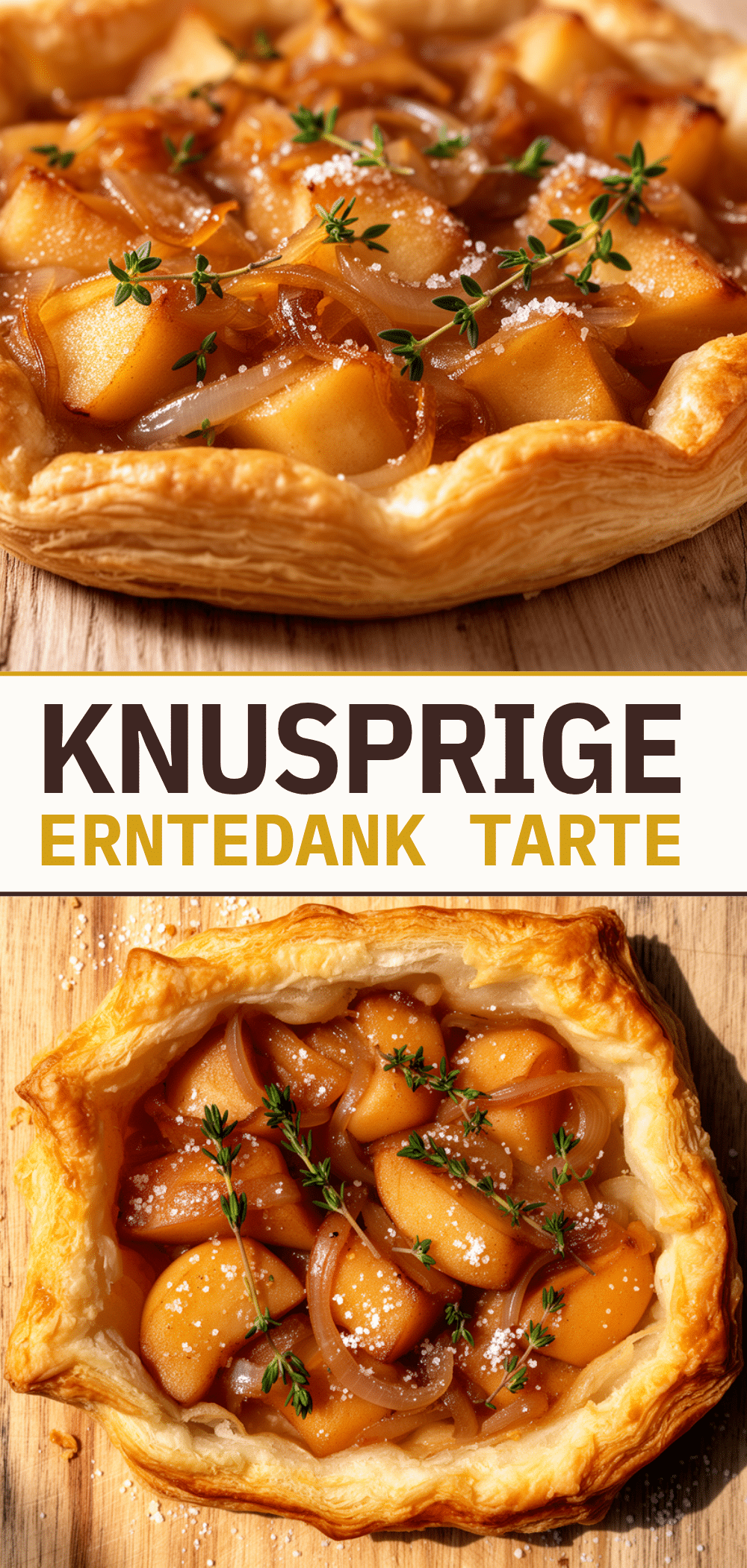 Erntedankfest Apfel-Zwiebel-Tarte: 5-Step Blätterteig Rezept 5 Apfel-Zwiebel-Tarte recipe