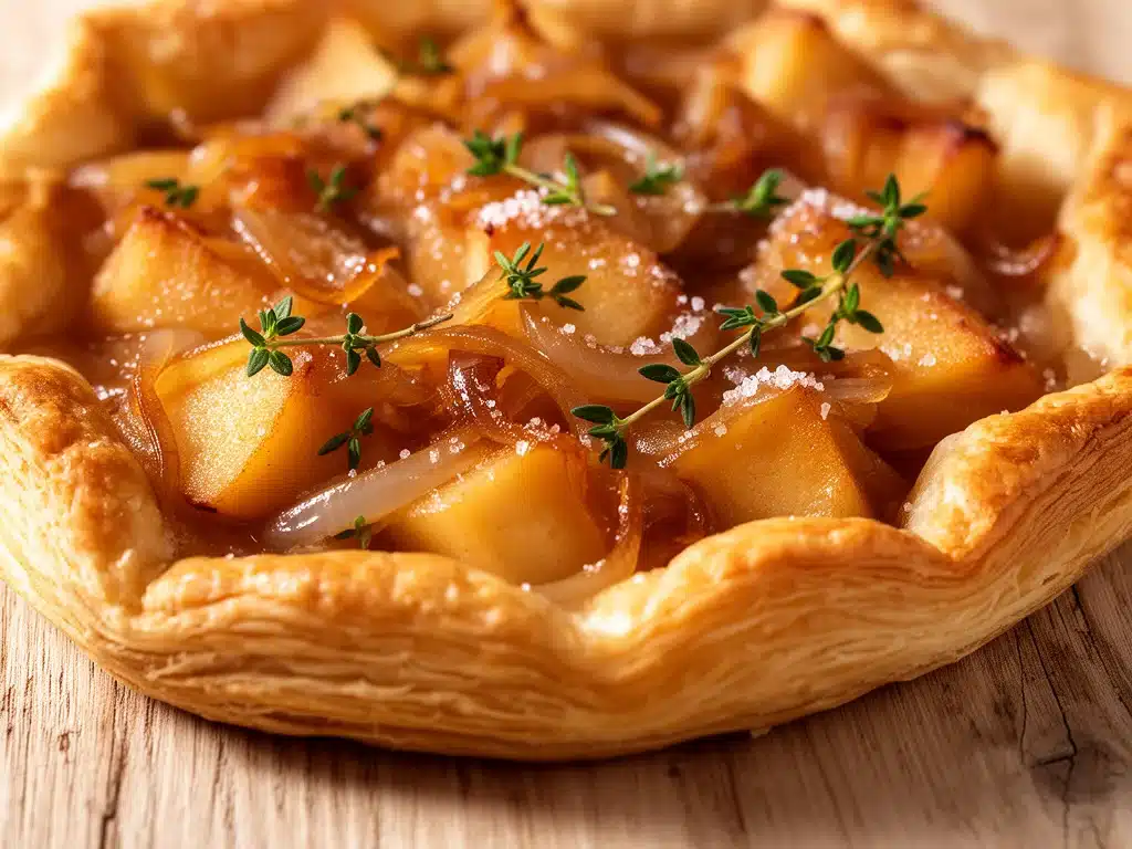 Apfel-Zwiebel-Tarte - featured image
