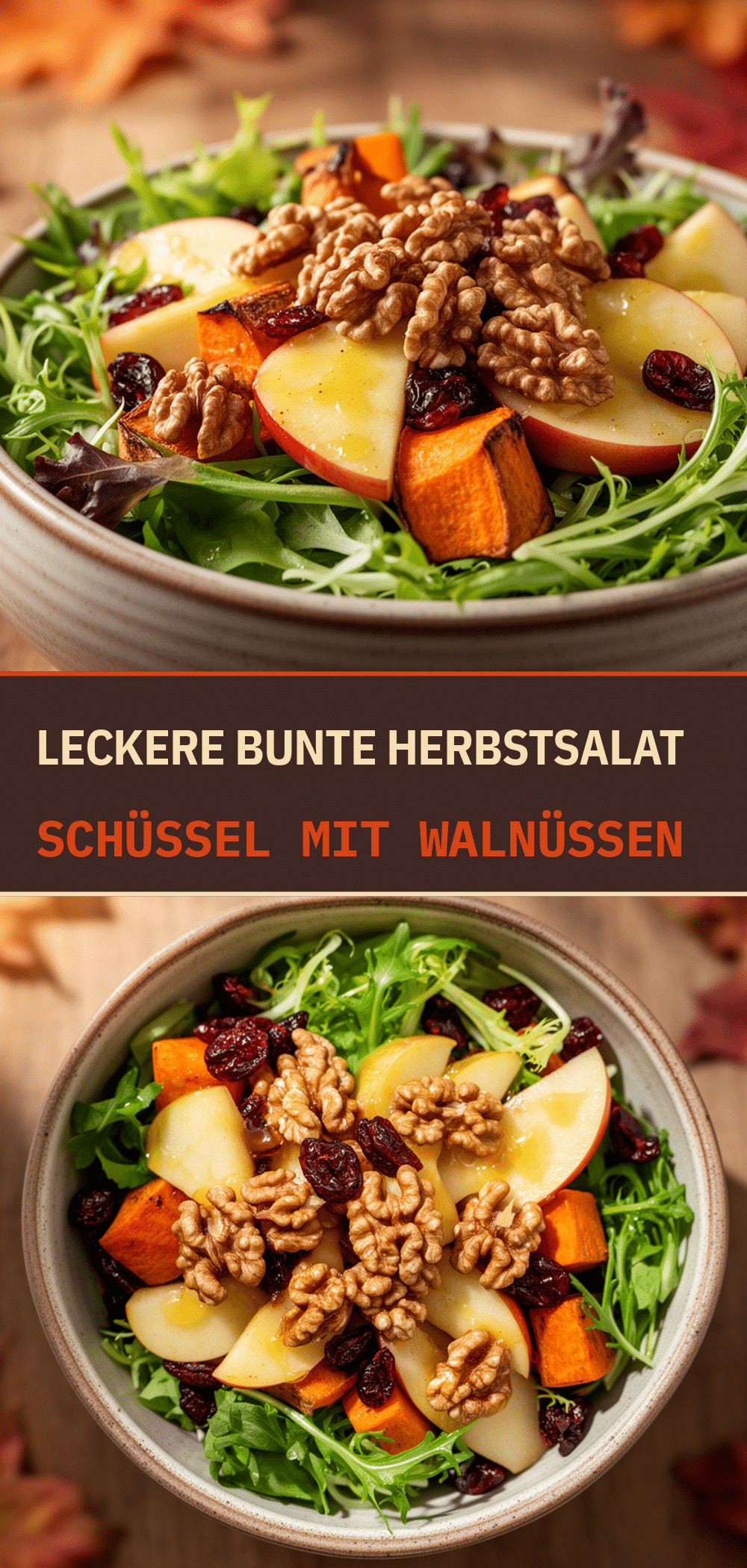 Bunter Herbstsalat mit Walnüssen: Der perfekte Erntedank-Salat 5 Bunter Herbstsalat mit Walnüssen recipe