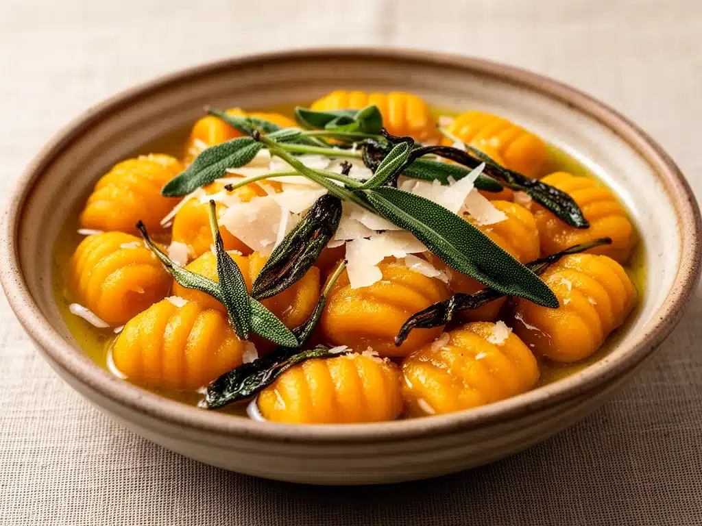 cremige Kürbis-Gnocchi - featured image