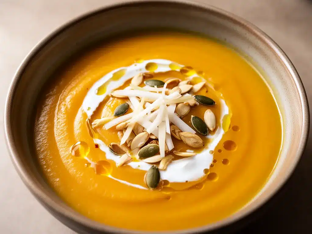 Cremige Kürbissuppe: Das beste Rezept in 20 Min. 4 Cremige Kürbissuppe preparation steps