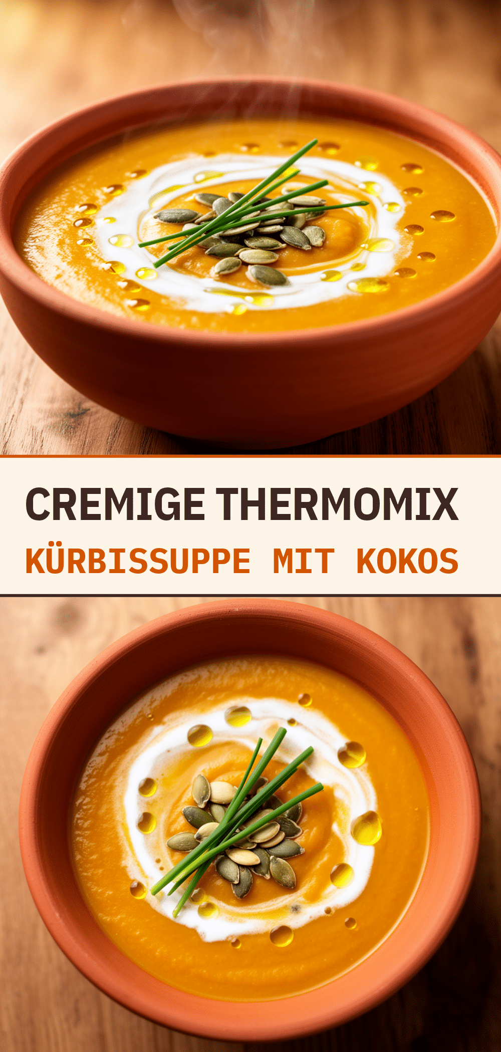 Cremige Thermomix Kürbissuppe mit Kokosmilch: Die perfekte 15-Minuten-Schnapsidee 5 cremige Thermomix Kürbissuppe mit Kokosmilch recipe