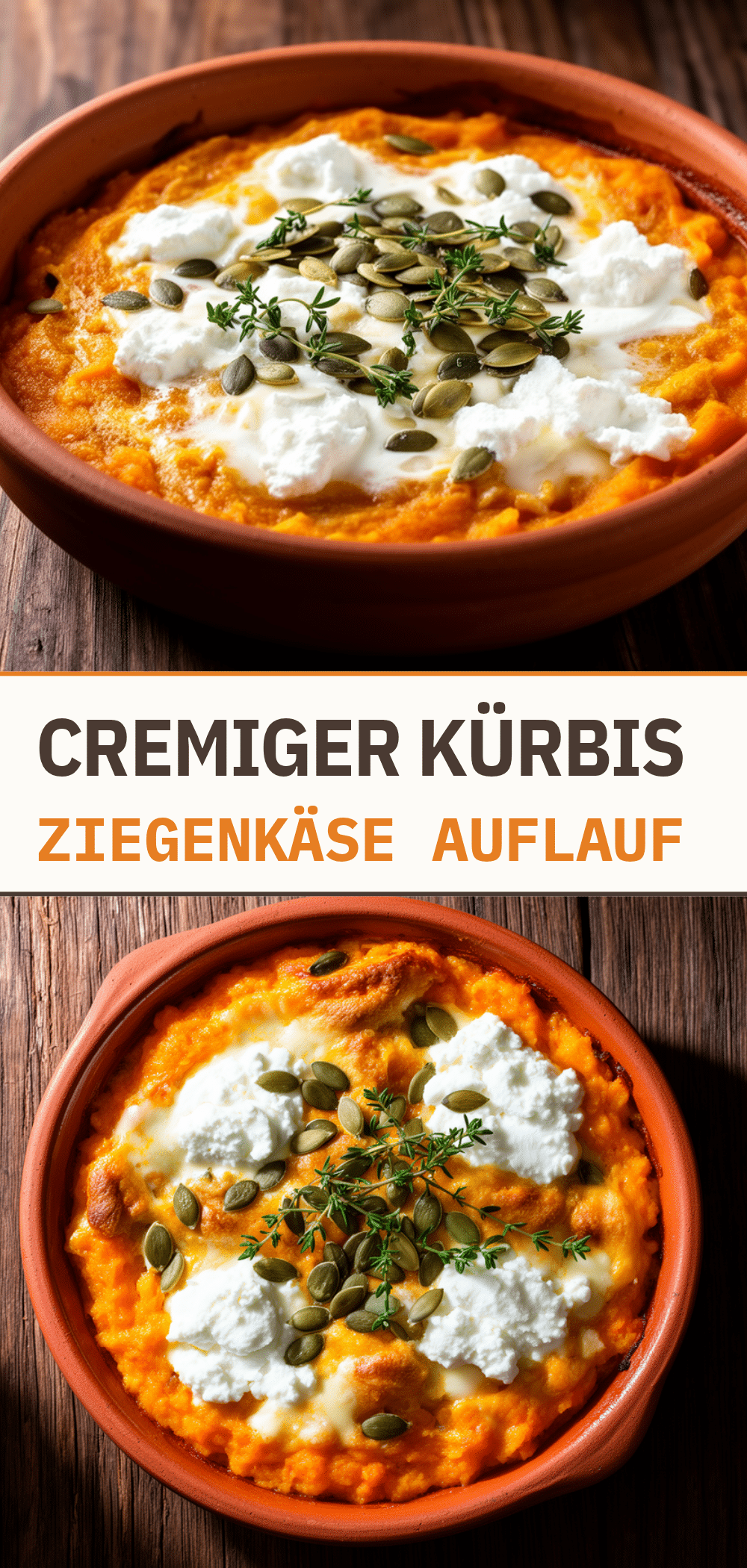Cremiger Erntedank Kürbis Auflauf mit Ziegenkäse: Der perfekte Herbst-Essen 5 Cremiger Erntedank Kürbis Auflauf mit Ziegenkäse recipe