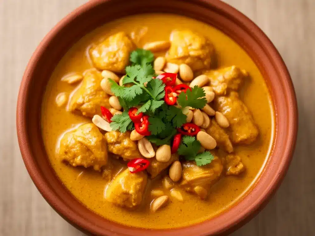 Cremiges Erdnuss-Chicken Curry: 20 Min. 4 Cremiges Erdnuss-Chicken Curry preparation steps