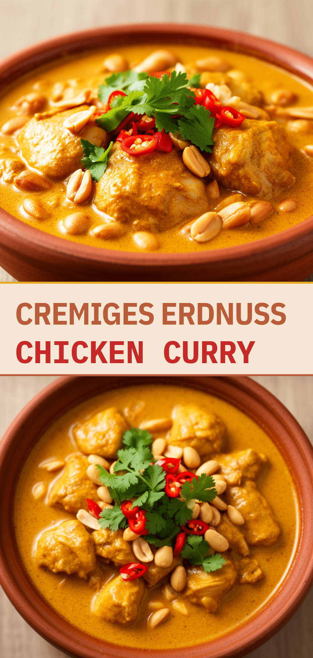 Cremiges Erdnuss-Chicken Curry: 20 Min. 5 Cremiges Erdnuss-Chicken Curry recipe