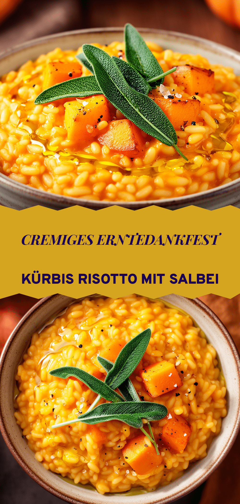 Cremiges Kürbis-Risotto: 5 Min. einfaches Herbstrezept 5 Cremiges Kürbis-Risotto recipe