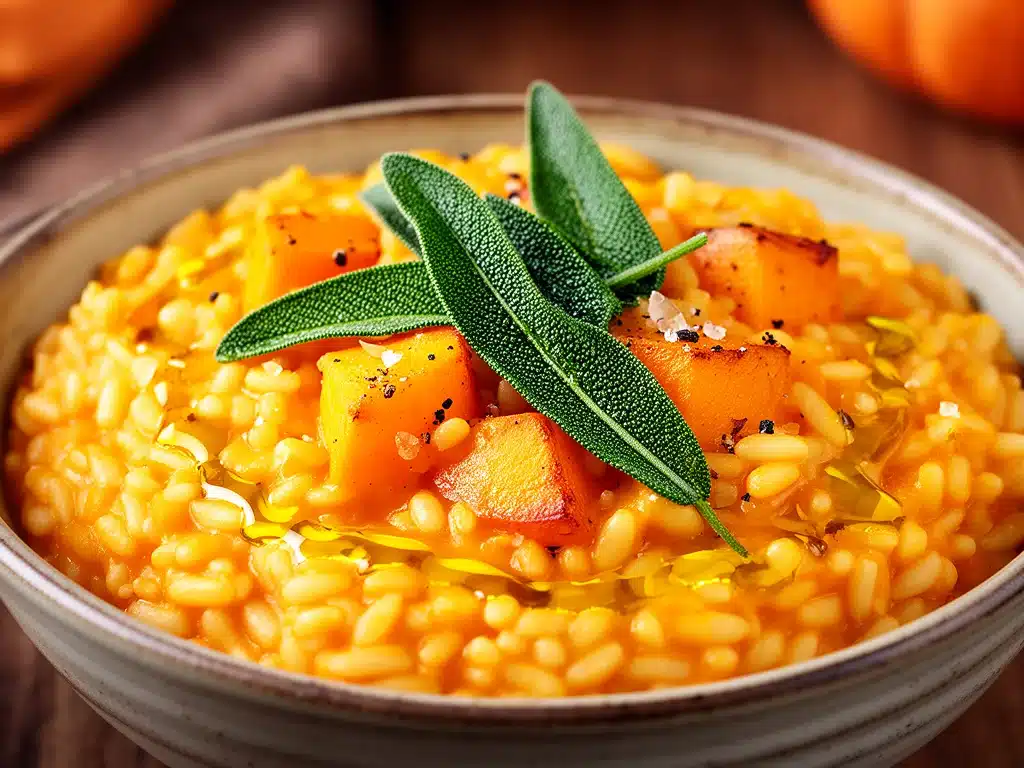 Cremiges Kürbis-Risotto - featured image