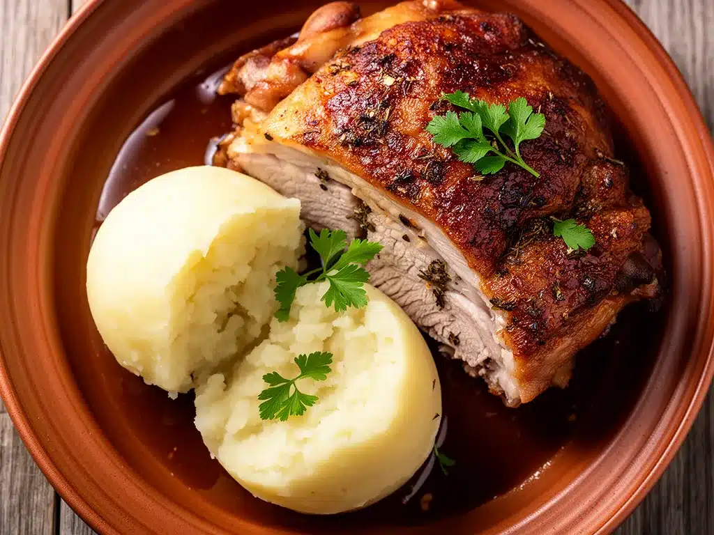 Fränkisches Schäufele: 5 Geheimnisse für knusprigen Braten 4 Fränkisches Schäufele preparation steps