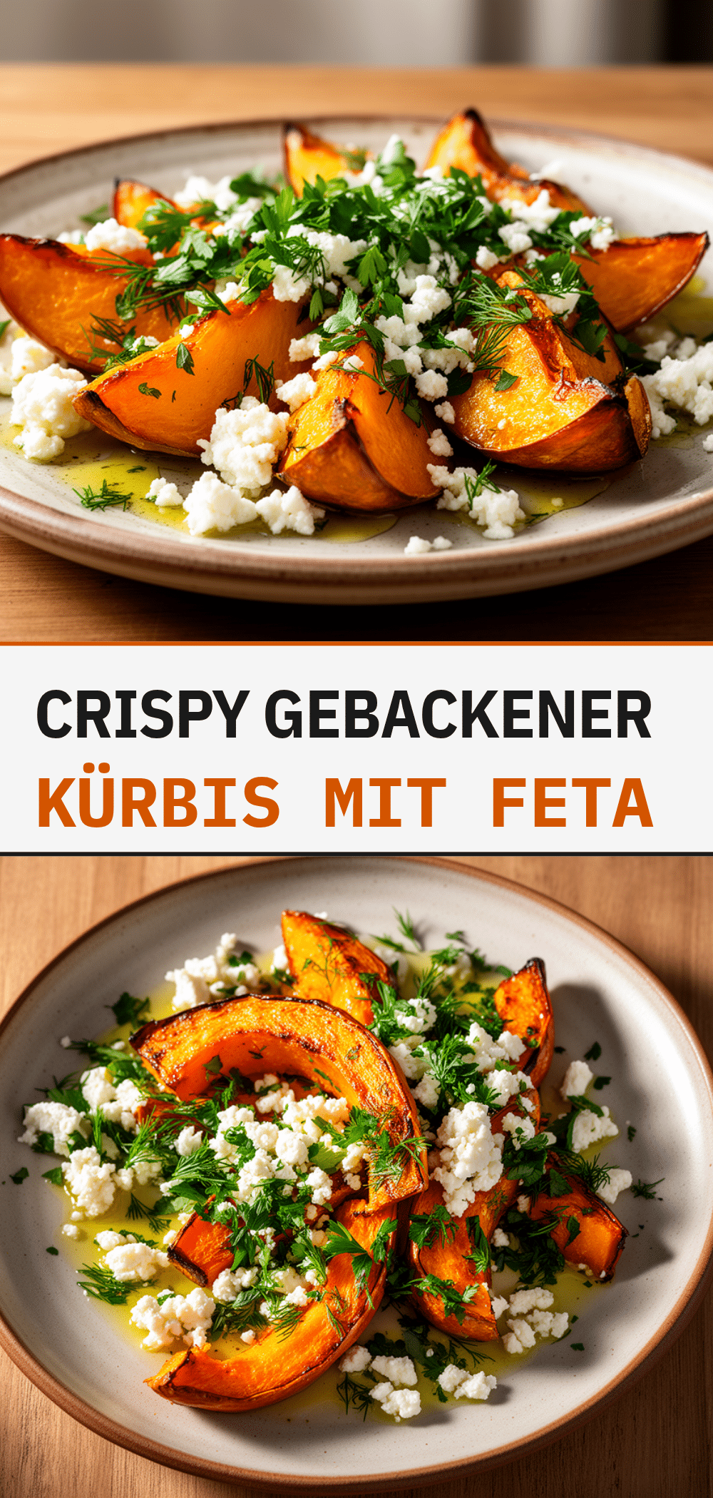 Gebackener Kürbis mit Feta: 30 Min. Einfaches Rezept 5 Gebackener Kürbis mit Feta recipe