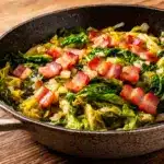 gebratener Wirsing mit Speck - featured image