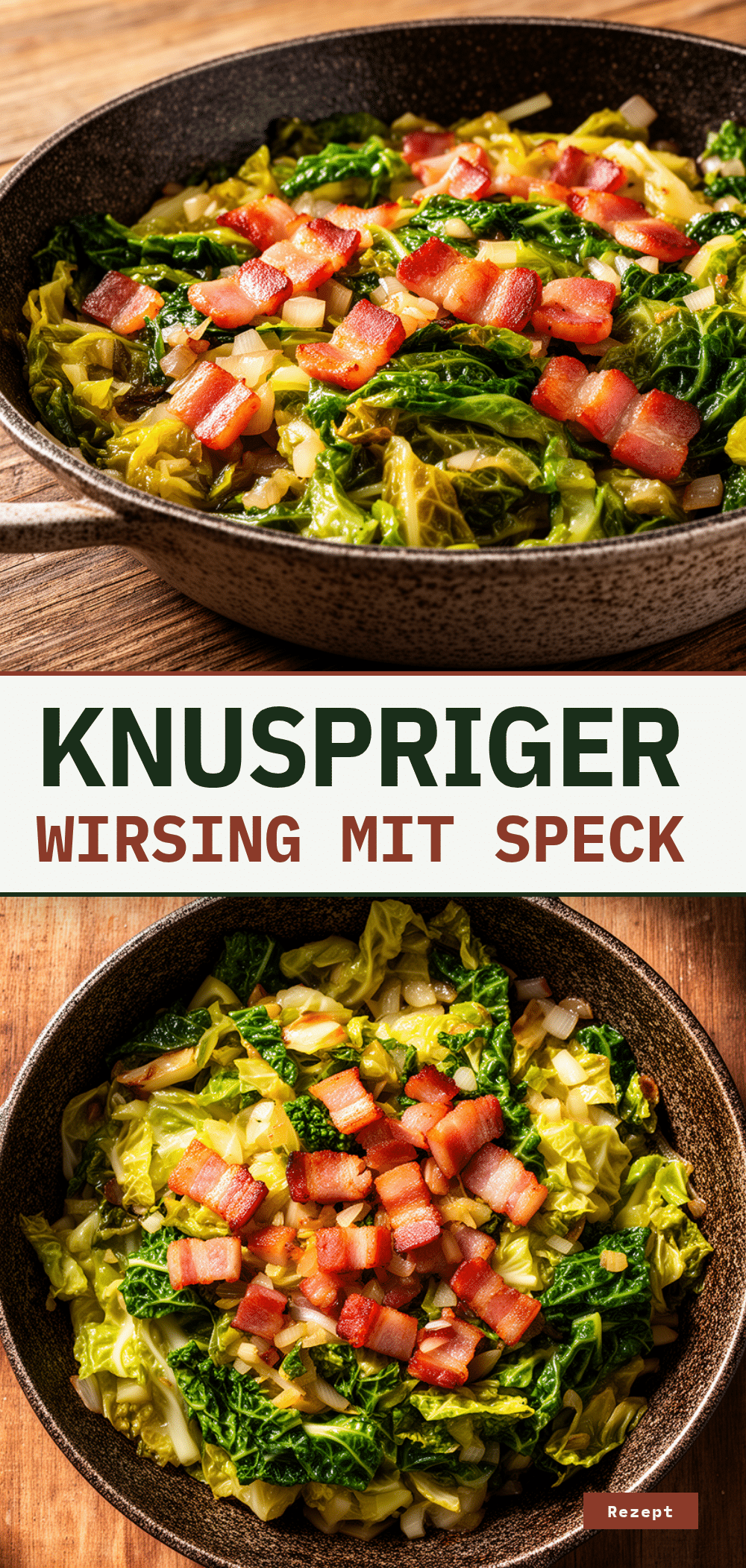 Erntedankfest Gebratener Wirsing mit Speck: Leckeres Herbstessen 5 gebratener Wirsing mit Speck recipe