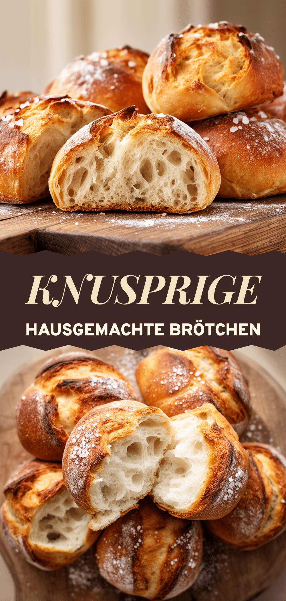 Hausgemachte Brötchen: Super-Einfache Bäckerei-Spezialität 5 hausgemachte Brötchen recipe