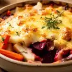 Herbstlicher Käse-Wurzelgemüse-Auflauf - featured image