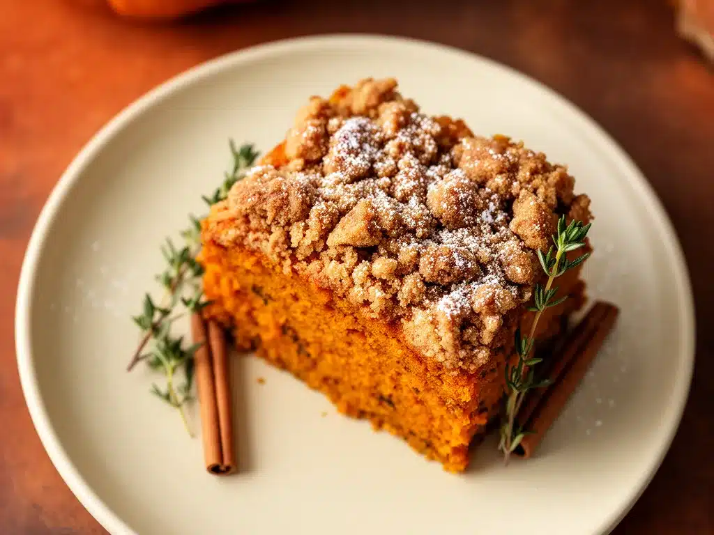 Herbstlicher Kürbiskuchen: Perfekt mit Zimt-Streuseln 4 Herbstlicher Kürbiskuchen preparation steps
