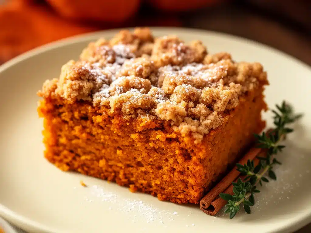 Herbstlicher Kürbiskuchen - featured image