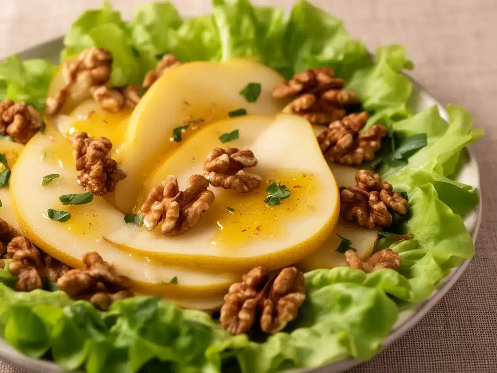 Herbstsalat mit Birnen und Walnüssen - featured image