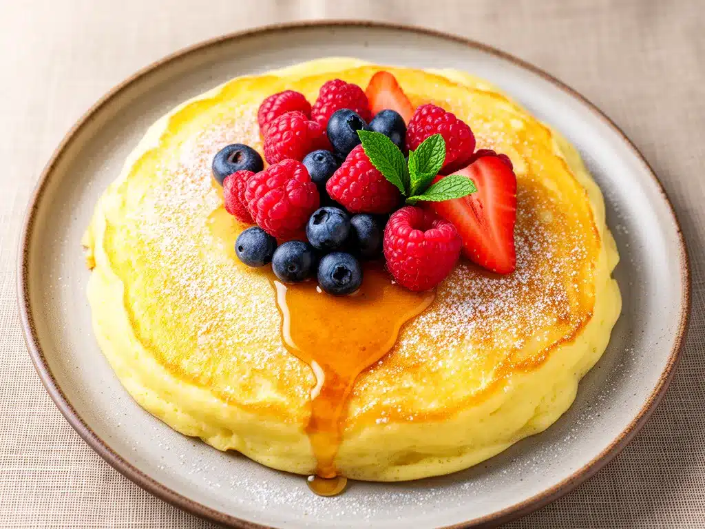 High-Protein Quark-Pfannkuchen: Super schnelles Rezept 4 High-Protein Quark-Pfannkuchen preparation steps