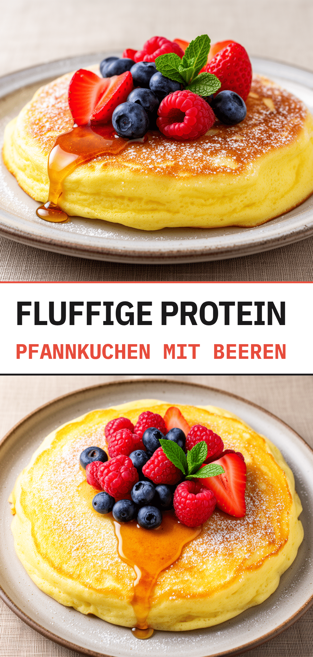 High-Protein Quark-Pfannkuchen: Super schnelles Rezept 5 High-Protein Quark-Pfannkuchen recipe