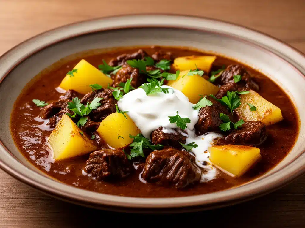 Instant Pot Rindergulasch mit Kartoffeln - featured image