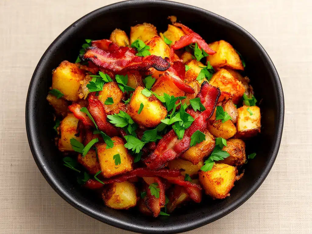 Knusprige Bratkartoffeln: 3 Simple Schritte für perfekten Abend 4 Knusprige Bratkartoffeln mit Speck preparation steps