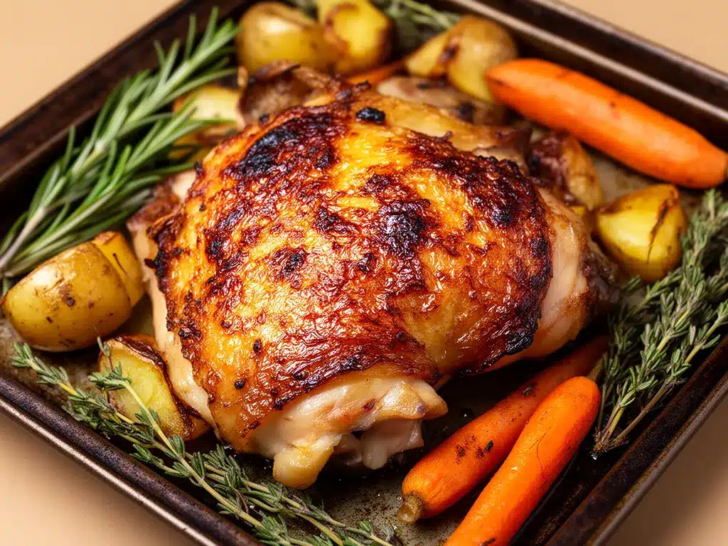Knusprige Ofenhähnchenschenkel: Das beste Rezept in 45 Min 4 knusprige Ofenhähnchenschenkel preparation steps