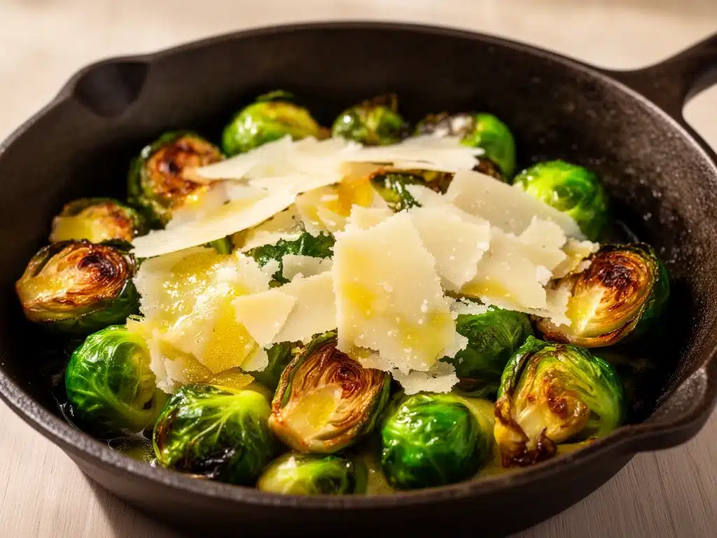 Knuspriger Rosenkohl mit Parmesan - featured image