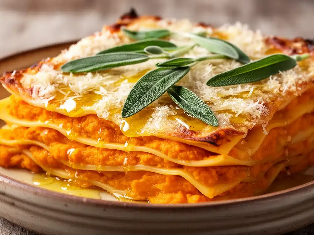 Kürbis-Lasagne - featured image