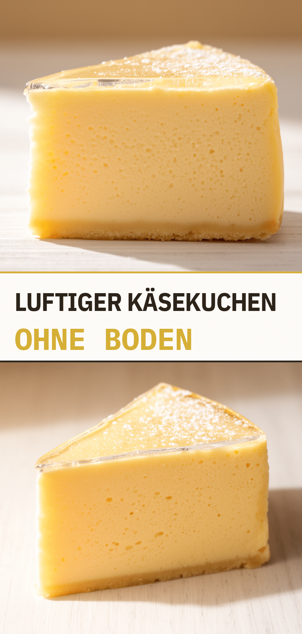 Luftiger Käsekuchen ohne Boden: 5 einfache Schritte 5 luftiger Käsekuchen ohne Boden recipe