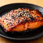 Miso-Honig-Lachs mit Sesam - featured image