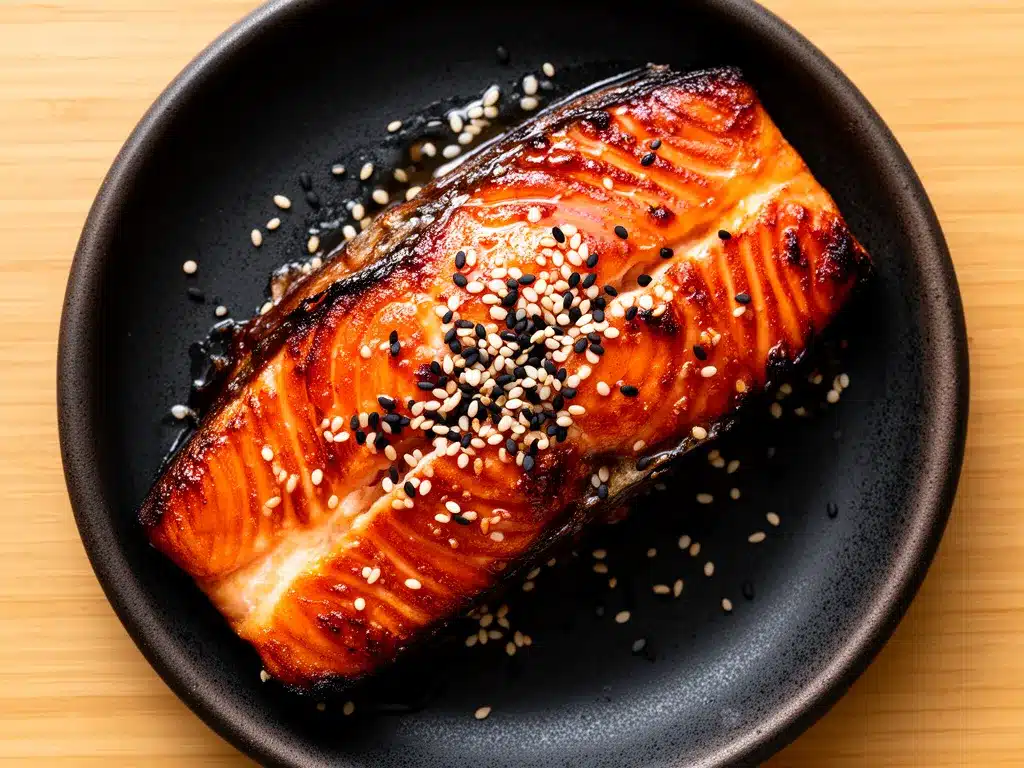 Miso Honig Lachs mit Sesam in 15 Min: Perfekt & Einfach 4 Miso-Honig-Lachs mit Sesam preparation steps