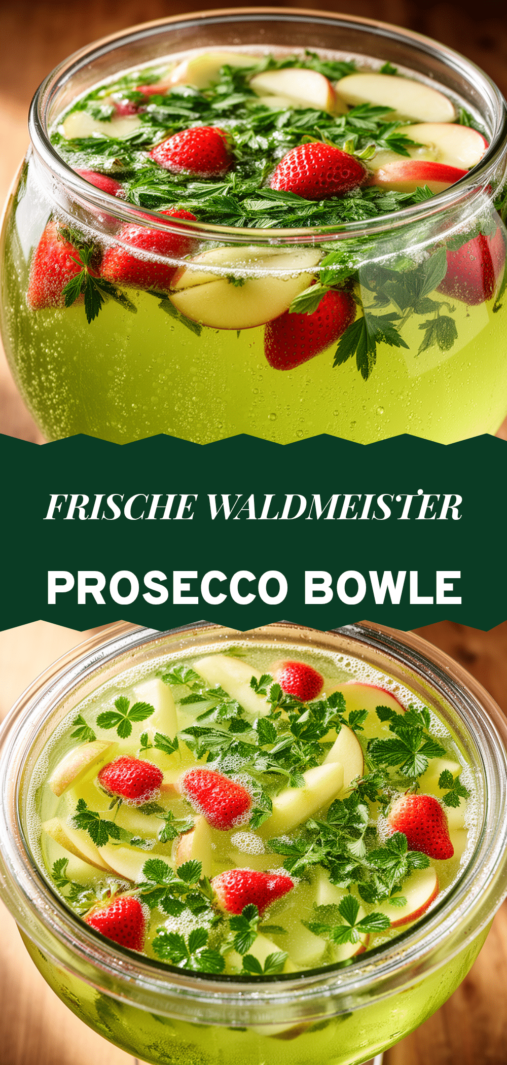 Oktoberfest Bowle: 5 Min. Waldmeister Prosecco 5 Oktoberfest Bowle recipe
