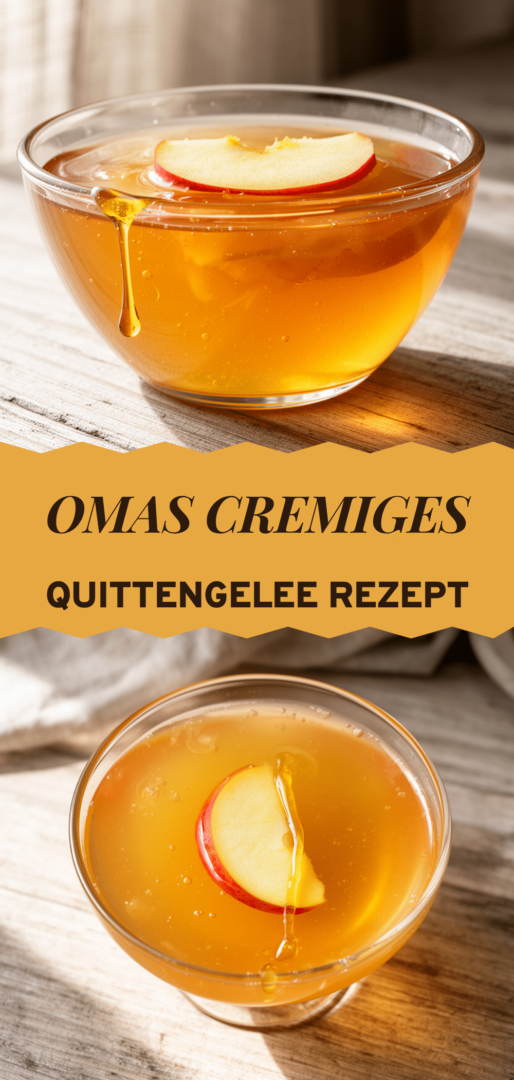 Omas Cremiges Quittengelee: 5 Tipps für Homemade Gelee 5 Omas Cremiges Quittengelee recipe