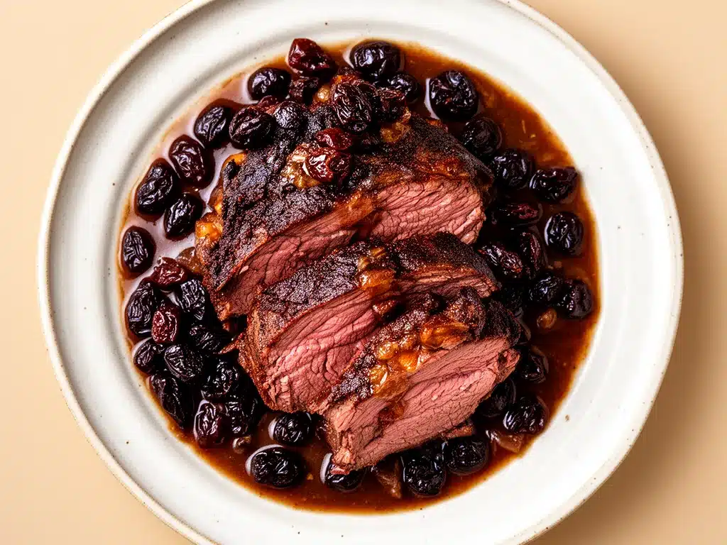 Rheinischer Sauerbraten: 5 Tipps für perfekte Rosinensoße 4 Rheinischer Sauerbraten preparation steps