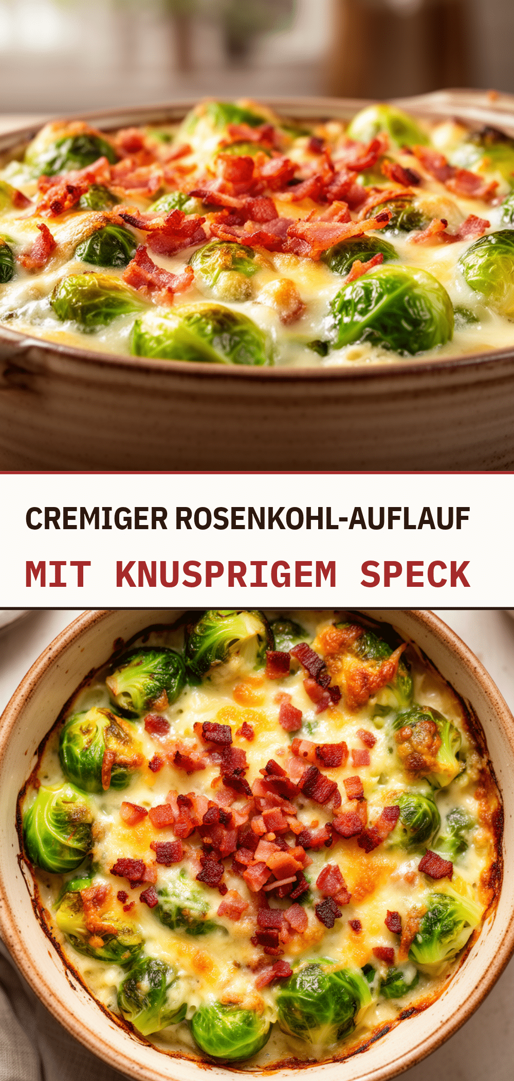 Rosenkohl-Auflauf: Bestes Rezept für Pinterest 5 Rosenkohl-Auflauf recipe