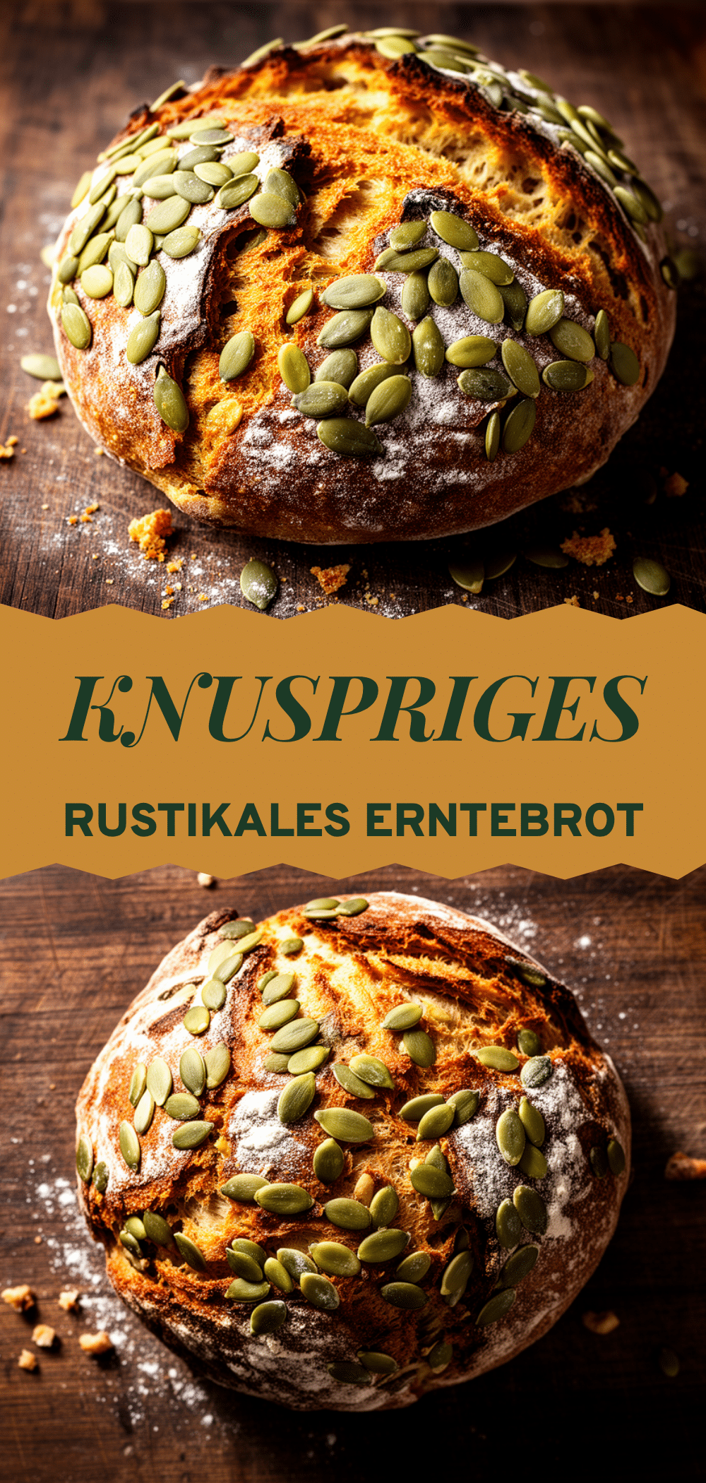 Rustikales Erntebrot mit Kürbiskernen: 5-Schritte Rezept 5 rustikales Erntebrot mit Kürbiskernen recipe