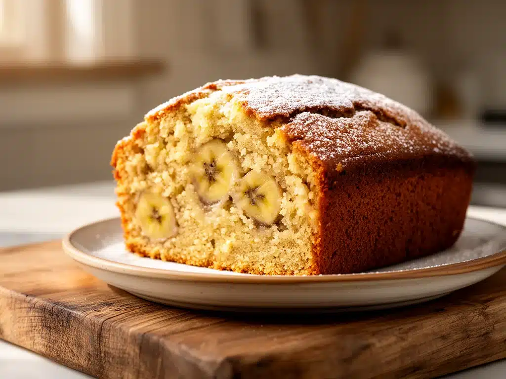 saftiger Bananenkuchen ohne Mixer - featured image