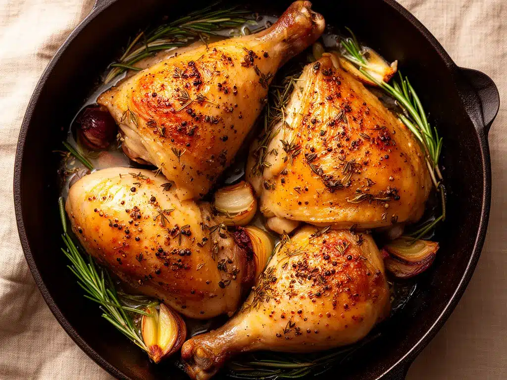 Saftiges Hähnchen aus dem Ofen in 45 Min – Bestes Rezept 4 saftiges Hähnchen aus dem Ofen in 45 Min preparation steps
