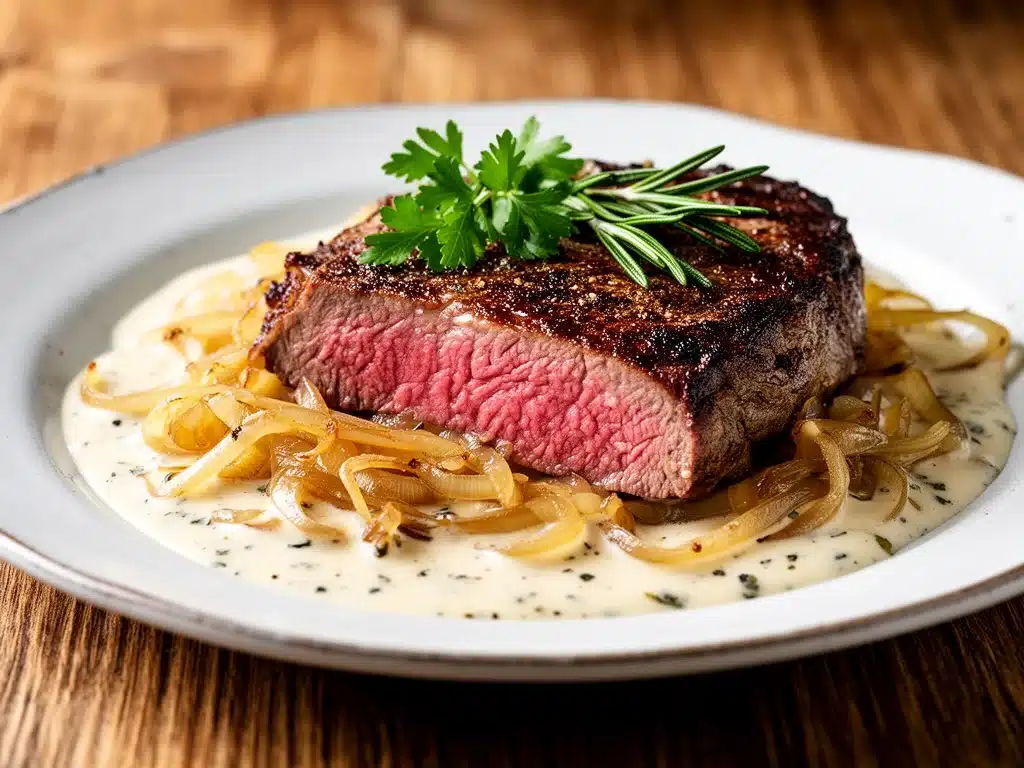 Startseite 4 Sahniger Zwiebelrostbraten - featured image