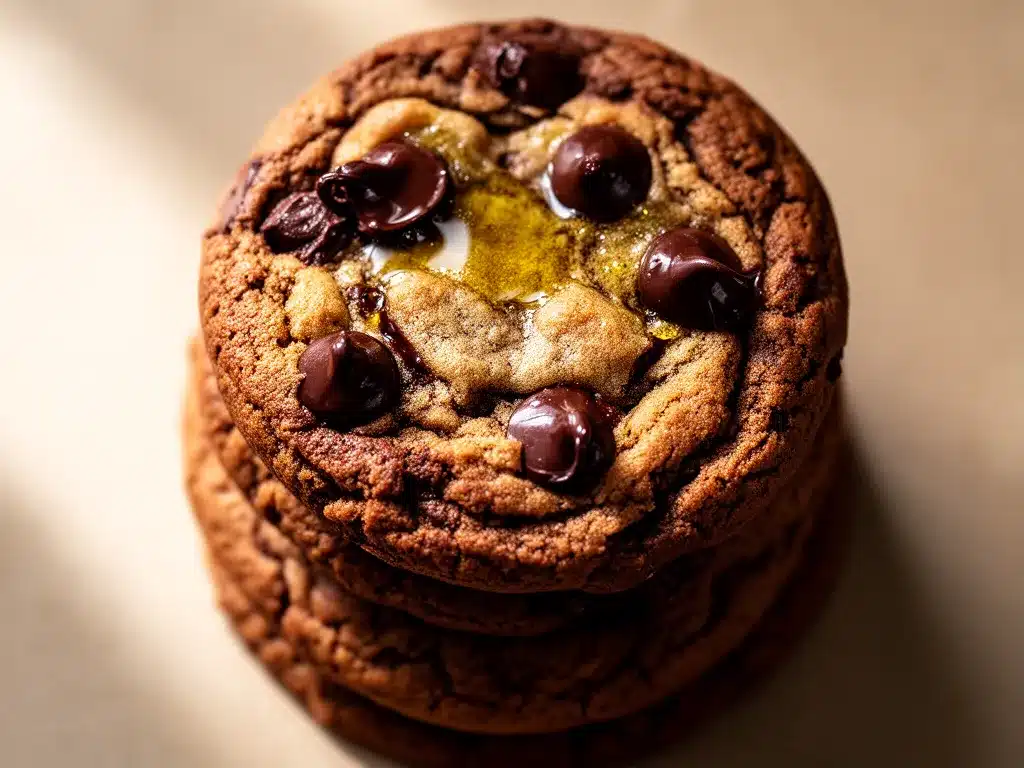 Schoko-Cookies mit brauner Butter: 20 Min. easy Rezept 4 Schoko-Cookies mit brauner Butter preparation steps