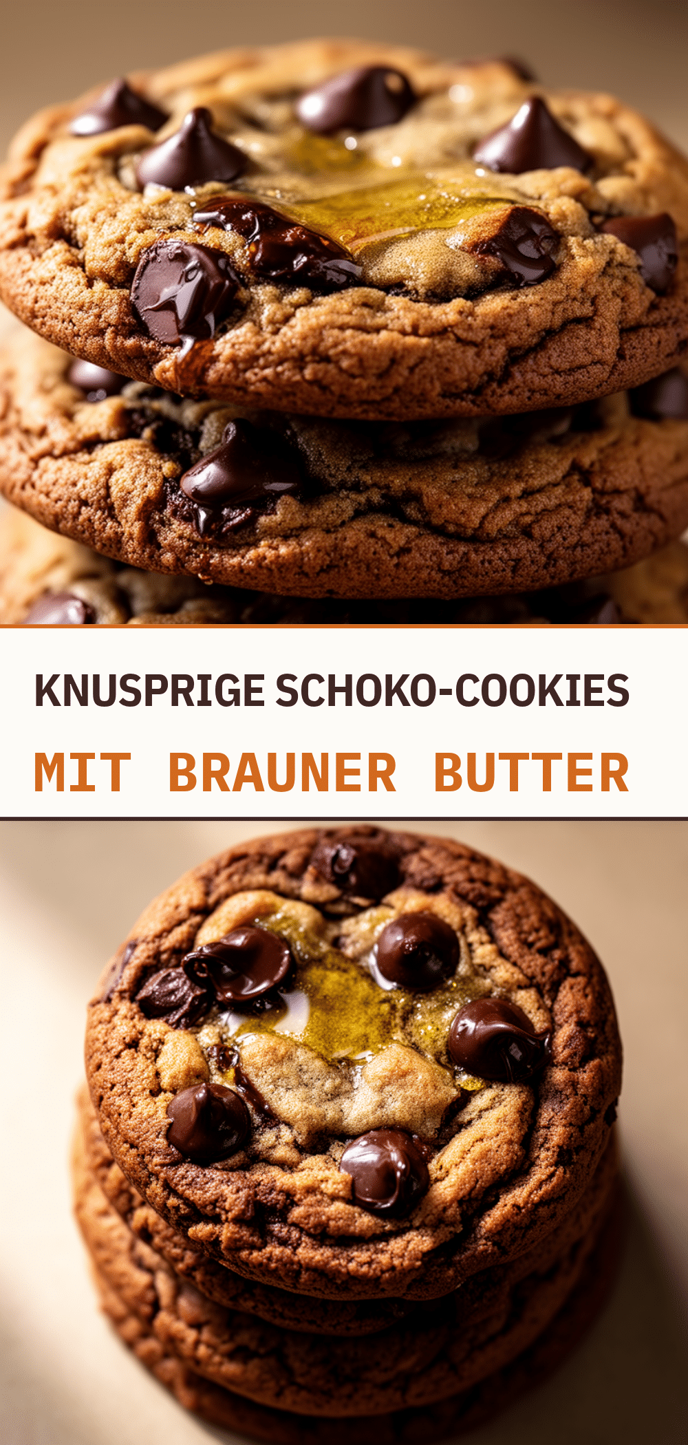 Schoko-Cookies mit brauner Butter: 20 Min. easy Rezept 5 Schoko-Cookies mit brauner Butter recipe