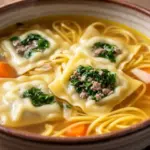 Schwäbische Maultaschen in Brühe - featured image