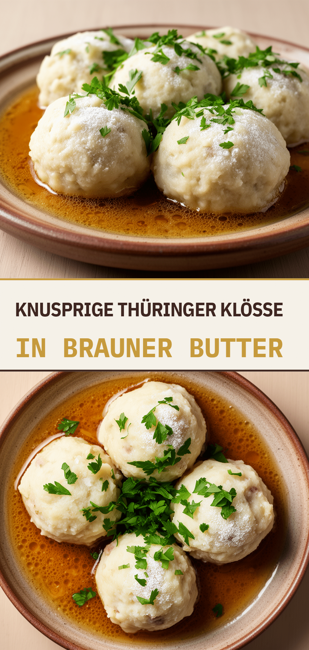 Thüringer Klöße mit brauner Butter: Das perfekte 30-Minuten-Rezept 5 Thüringer Klöße mit brauner Butter recipe