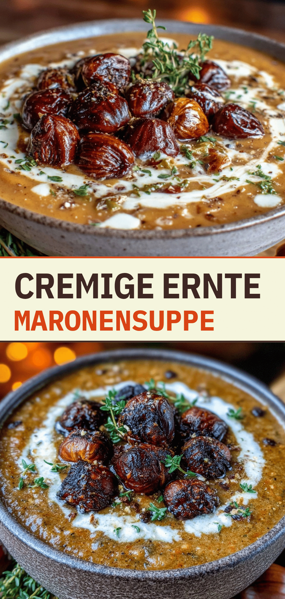 Cremige Maronensuppe: Perfekt für Erntedank 5 cremige Maronensuppe recipe