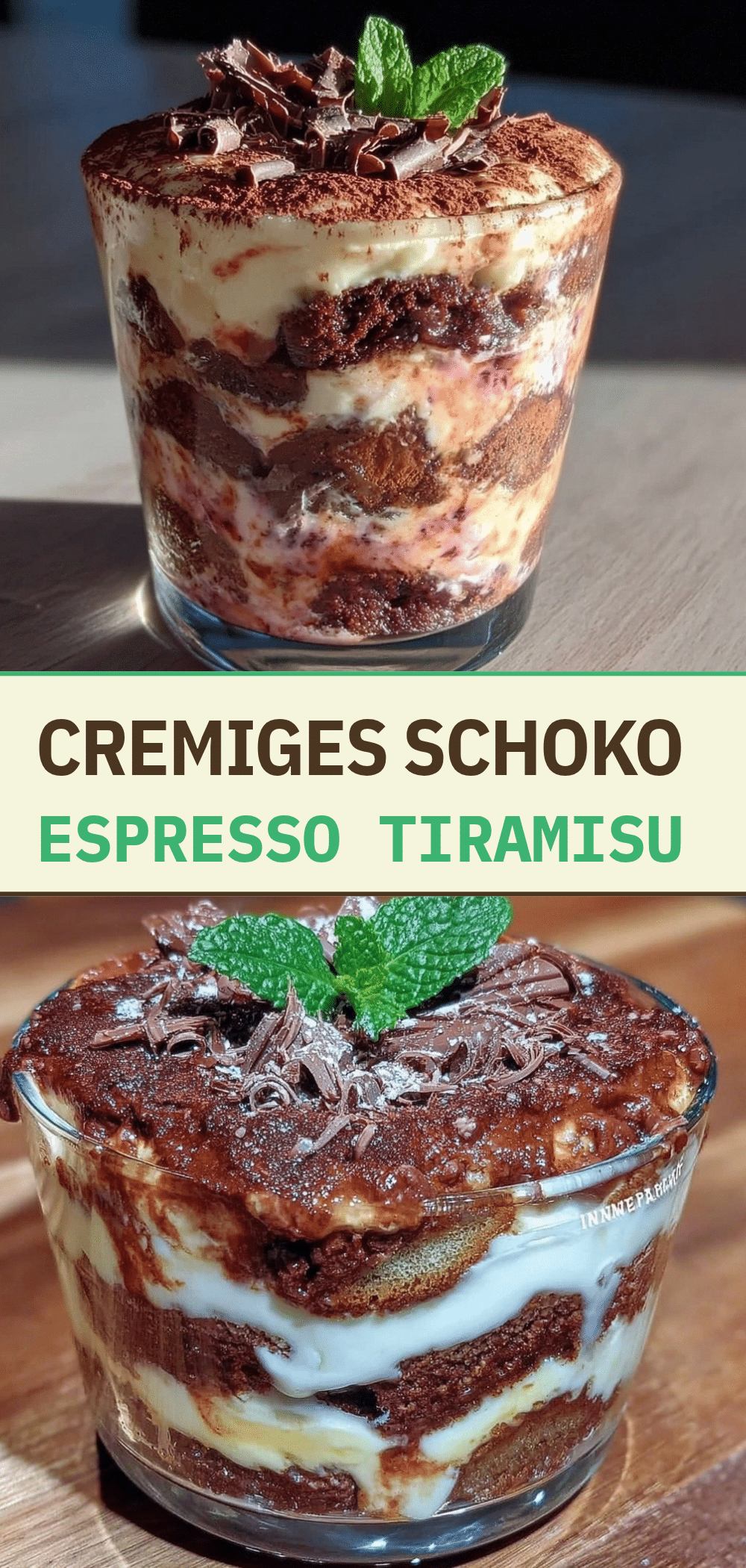 Cremiges Schoko-Espresso Tiramisu ohne Backen: 15 Min. Schau dir die Bilder an 5 Cremiges Schoko-Espresso Tiramisu ohne Backen recipe
