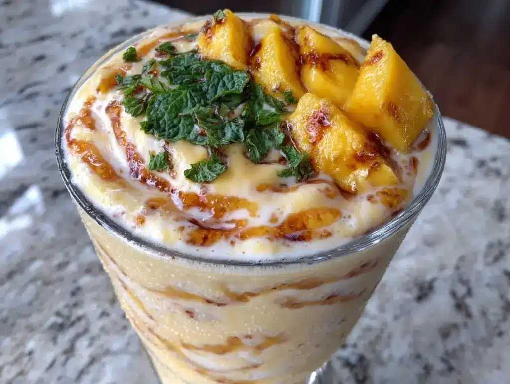 Einfacher Mango Lassi - featured image