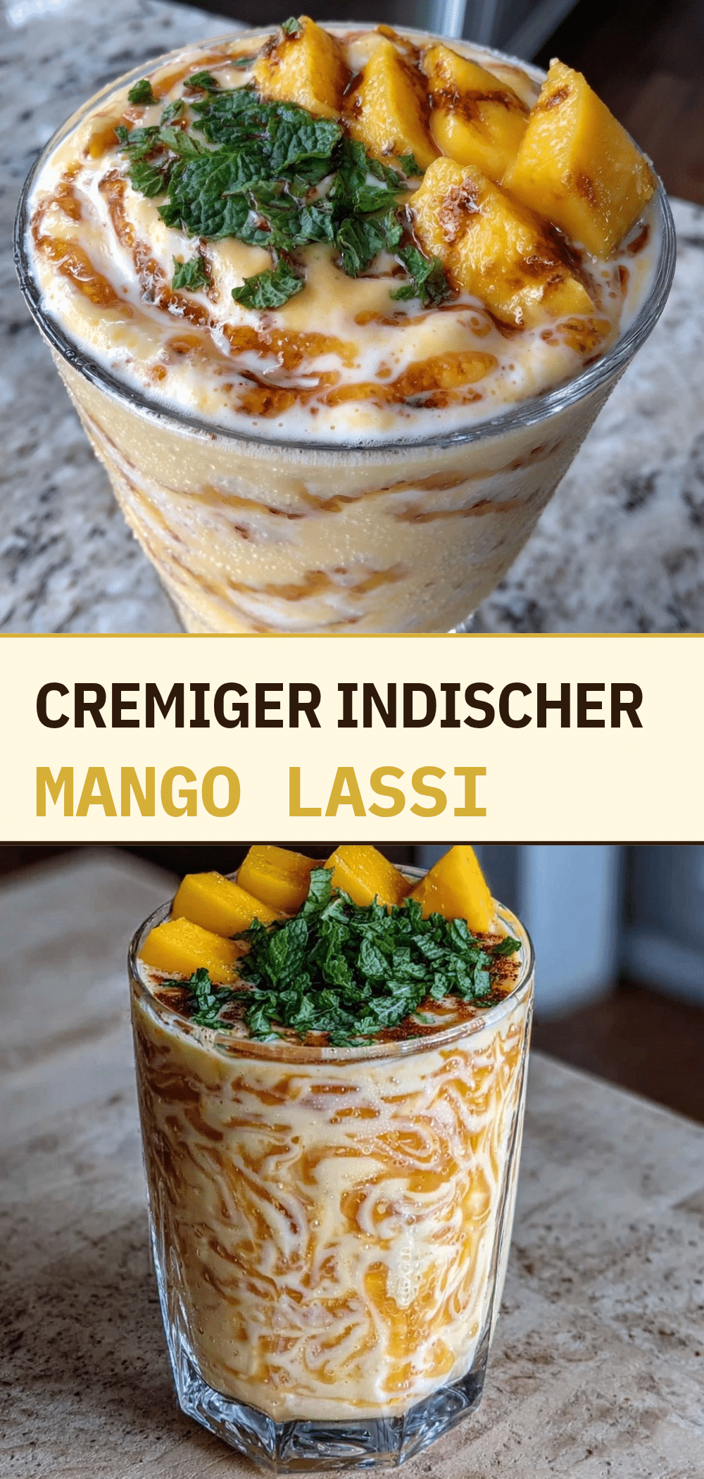 Einfacher Mango Lassi: Super einfaches Rezept 5 Einfacher Mango Lassi recipe