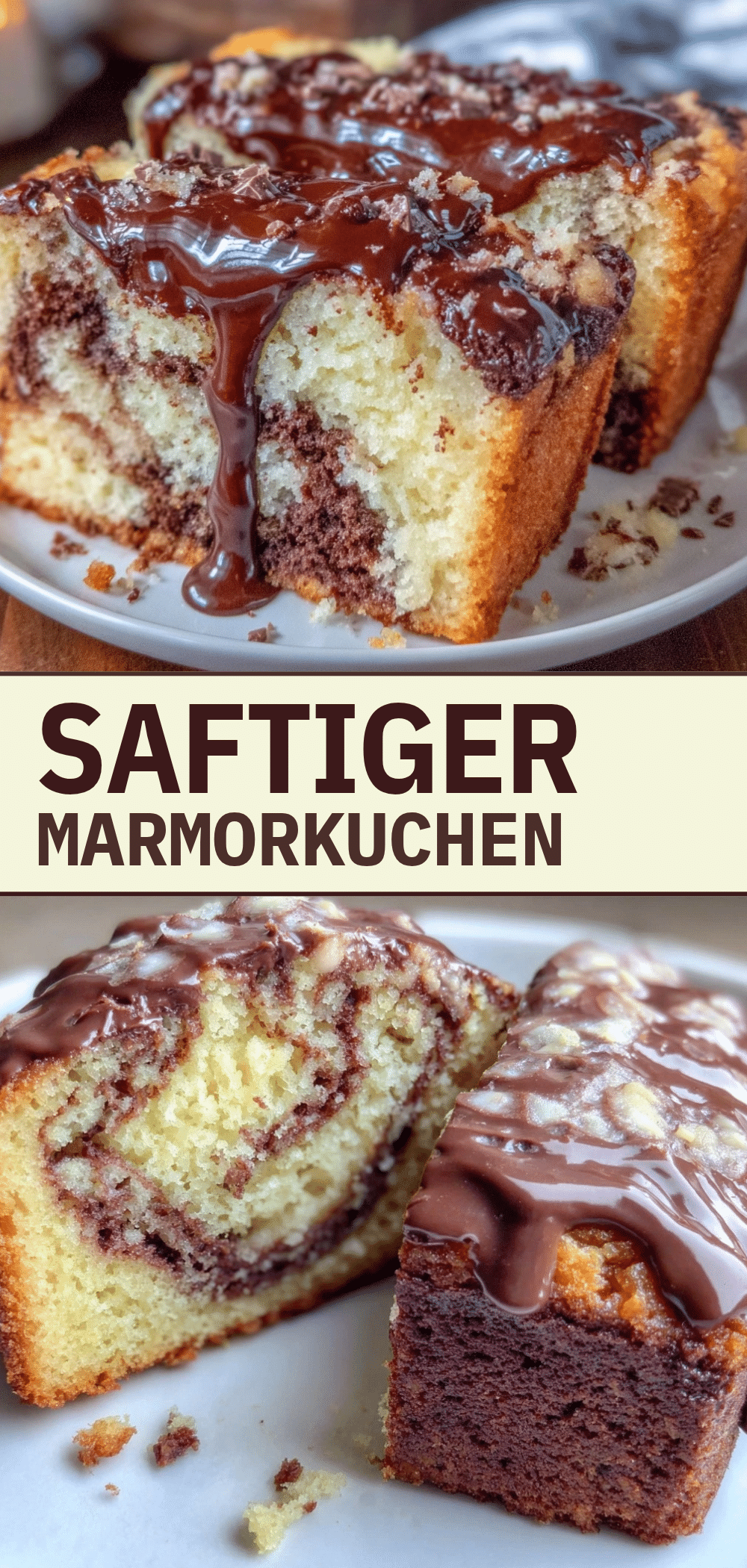 Einfacher Marmorkuchen ohne Mixer: 5-Minuten-Rezept 5 einfacher Marmorkuchen ohne Mixer recipe