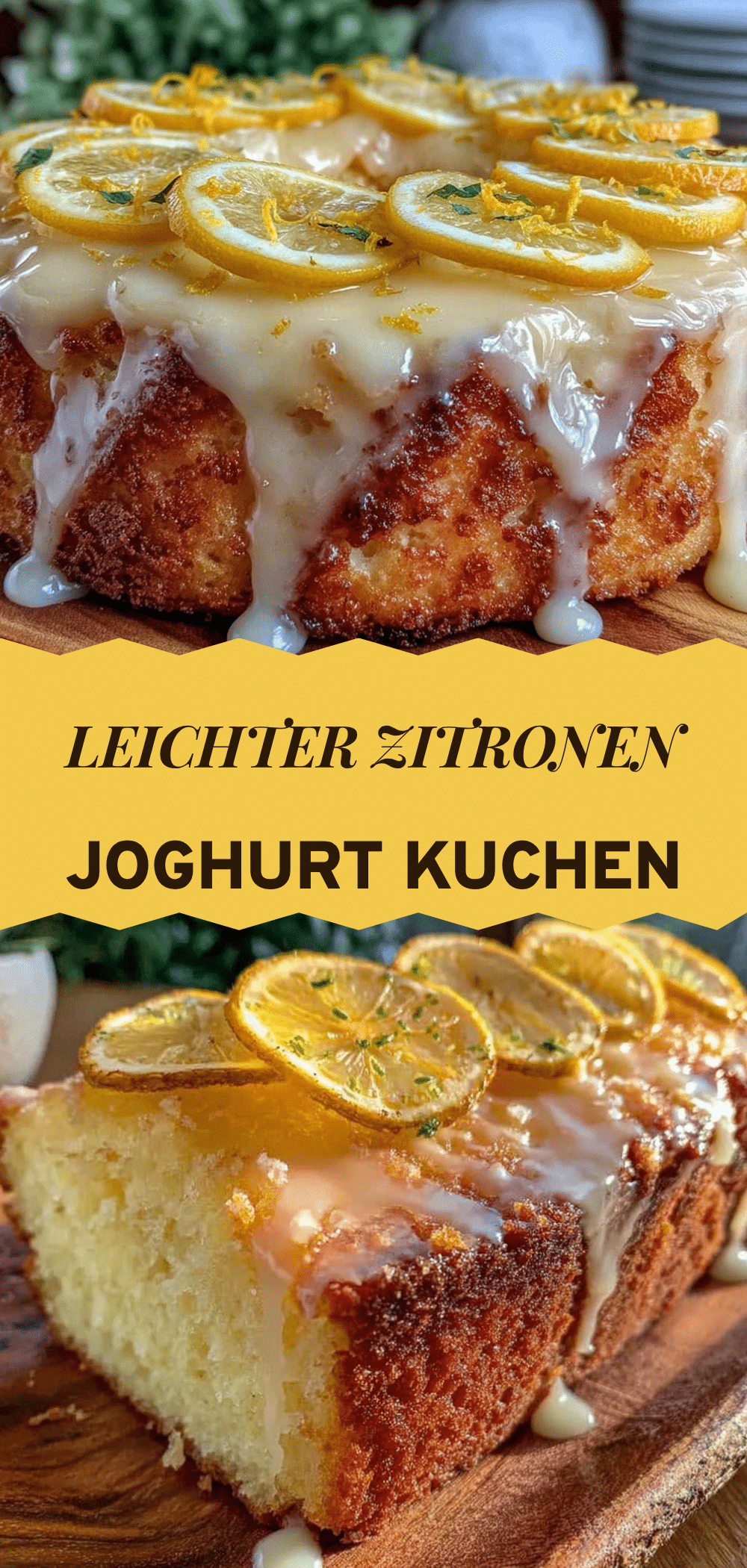 Einfacher Zitronen Joghurt Kuchen: Schnell, ohne Mixer 5 einfacher Zitronen Joghurt Kuchen ohne Mixer recipe