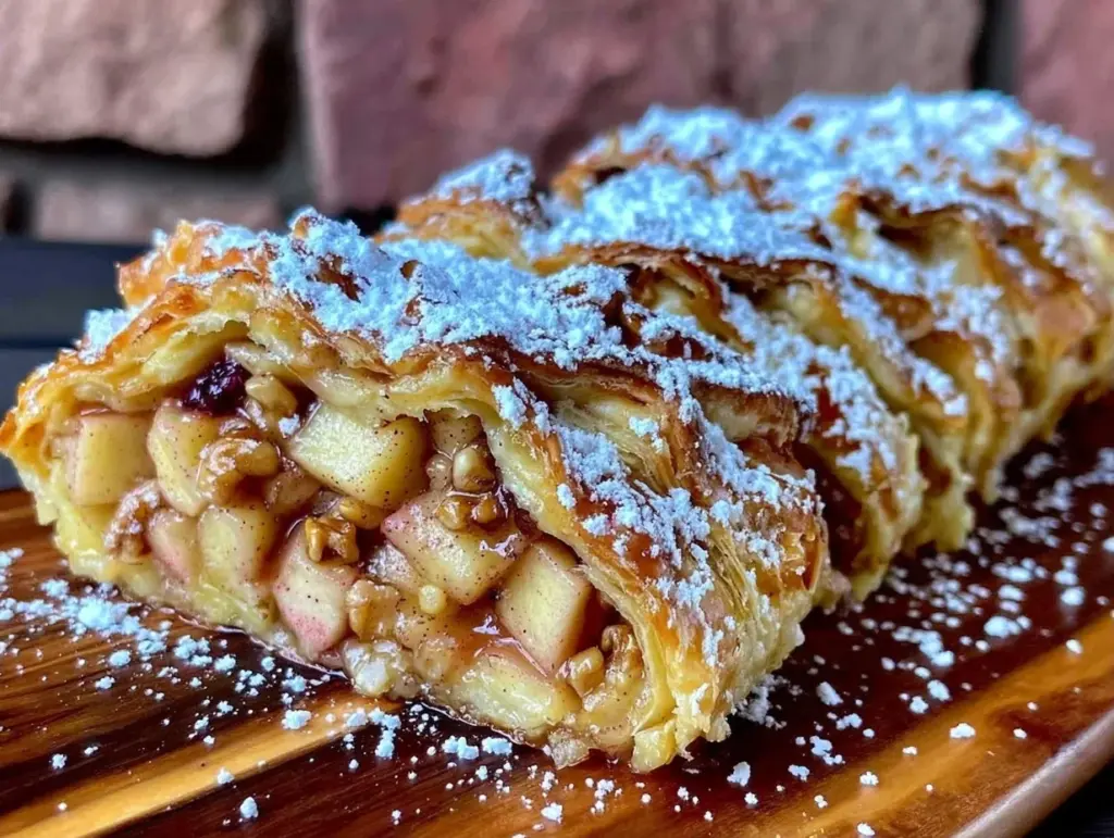 Erntedankfest Apfel-Walnuss Strudel - featured image